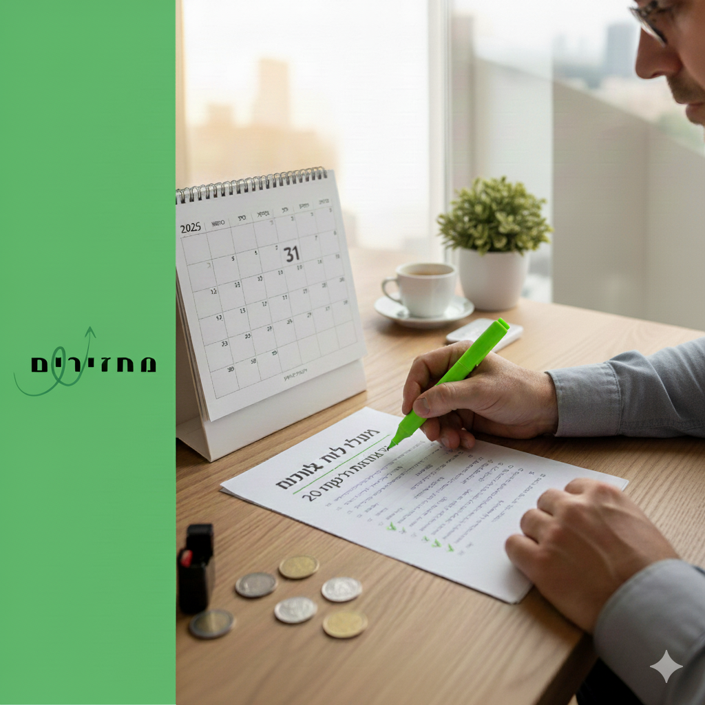 מדריך סוף שנה לשכיר: 20 קריטריונים שמאפשרים לקבל החזר מס אוטומטי